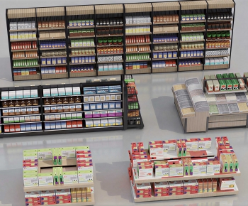 Modern Supermarket Shelf-ID:244940045