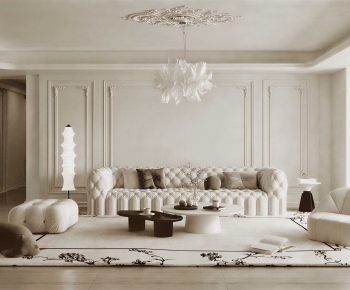 French Style A Living Room-ID:249650967
