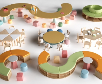Modern Children's Table/chair-ID:817697056