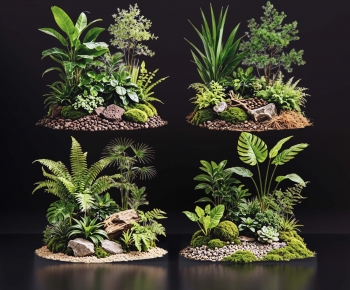 Modern Plant Pile-ID:666237124