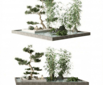 New Chinese Style Rockery Waterscape-ID:344379908