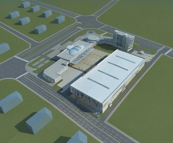 Modern Architectural Bird's-eye View Planning-ID:901231051