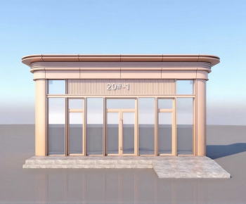 Modern Facade Element-ID:543654924
