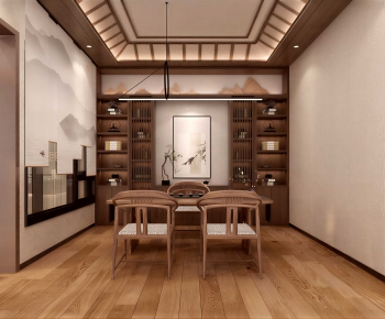 New Chinese Style Tea House-ID:366827019