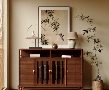 New Chinese Style Side Cabinet-ID:761512045