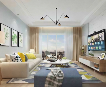 Nordic Style A Living Room-ID:239435916