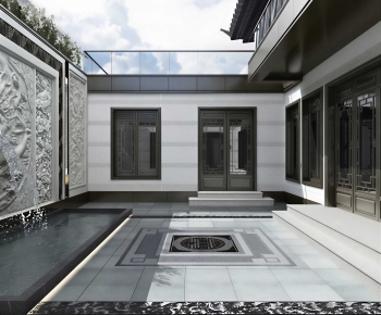 New Chinese Style Courtyard/landscape-ID:970998057