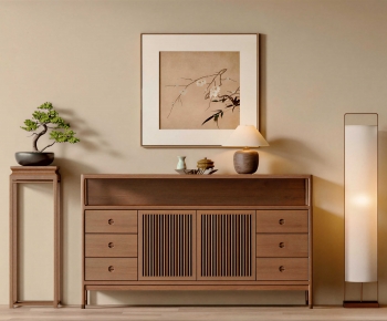 New Chinese Style Side Cabinet-ID:954520782