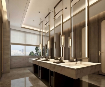 Modern Public Toilet-ID:498187073