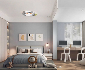 Modern Boy's Room And Son's Room-ID:729640018
