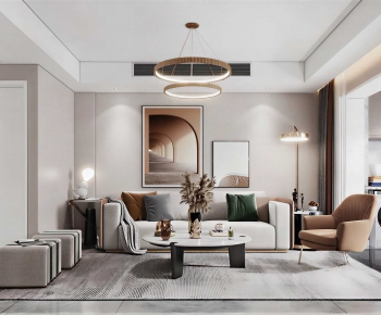 Modern A Living Room-ID:331698895