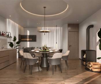 Modern Dining Room-ID:566739083