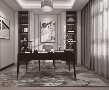 New Chinese Style Study Space-ID:592479773