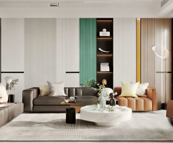 Modern A Living Room-ID:182341105