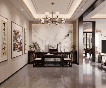 New Chinese Style Tea House-ID:739600903