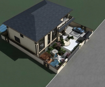 New Chinese Style Detached Villa-ID:297241935