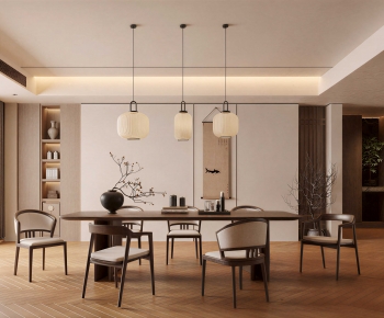 New Chinese Style Dining Room-ID:755579538