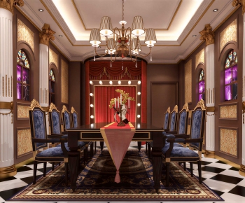 European Style Dining Room-ID:899156097