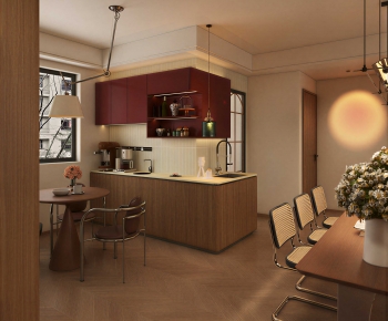 Retro Style Dining Room-ID:861378919