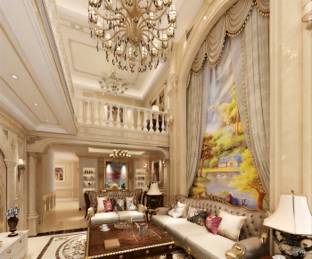 European Style A Living Room-ID:265412096