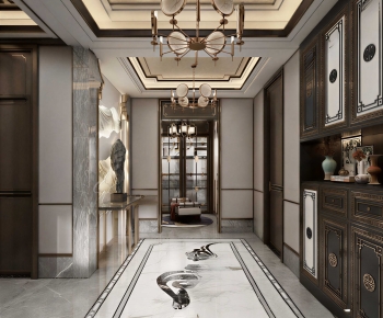 New Chinese Style Hallway-ID:272619965