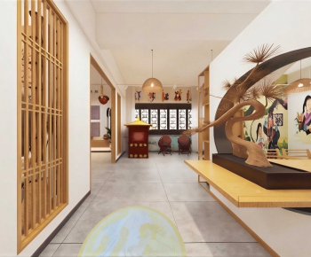 New Chinese Style Exhibition Hall-ID:127146966