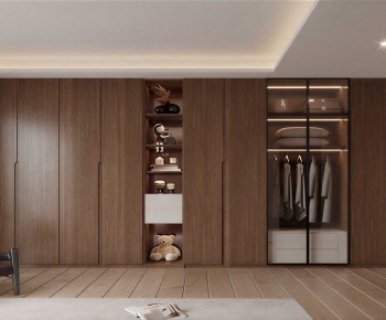 Modern Clothes Storage Area-ID:564361105