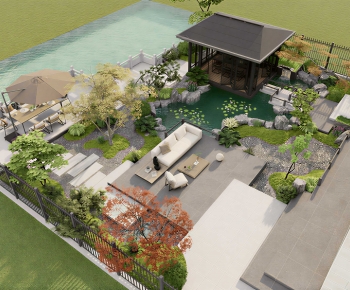 New Chinese Style Courtyard/landscape-ID:547030074