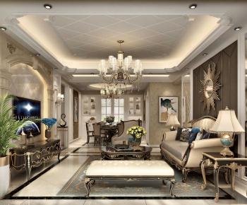European Style A Living Room-ID:957892895