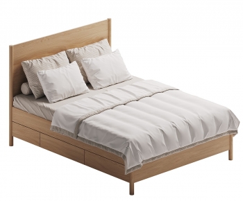 Modern Double Bed-ID:754652987