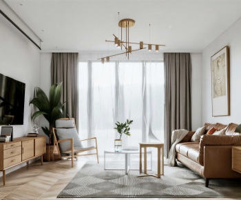 Modern A Living Room-ID:493638992