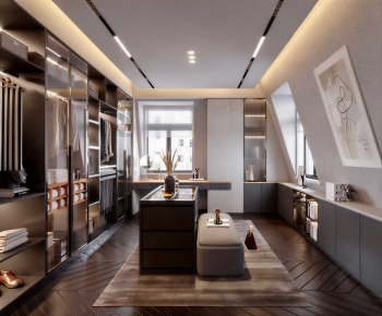 Modern Clothes Storage Area-ID:489439965