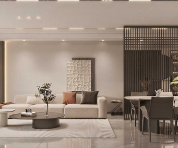 Modern A Living Room-ID:603913075