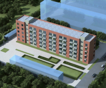 Modern School Building-ID:671763903