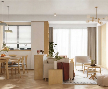 Nordic Style A Living Room-ID:875796085