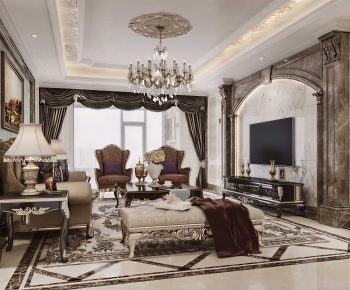 European Style A Living Room-ID:359311102