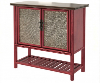 New Chinese Style Side Cabinet-ID:376027119
