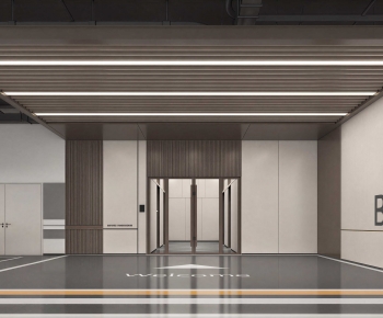 Modern Underground Parking Lot-ID:116358045