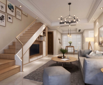 Modern A Living Room-ID:475280312