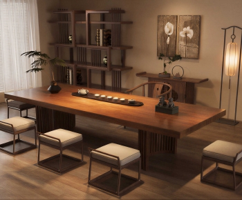 New Chinese Style Tea Tables And Chairs-ID:177323109