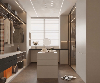 Modern Clothes Storage Area-ID:559806113