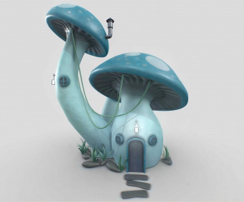 Modern Cartoon House-ID:775326015