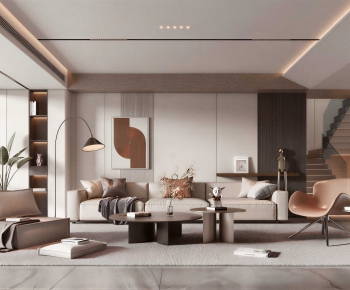 Modern A Living Room-ID:550220019