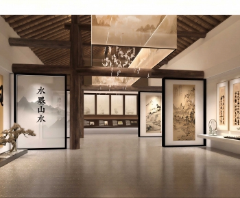 New Chinese Style Exhibition Hall-ID:463548906