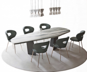 Modern Dining Table And Chairs-ID:947417979