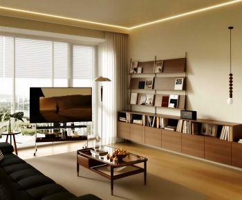 Modern A Living Room-ID:989068033