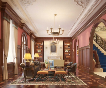 European Style A Living Room-ID:306627996