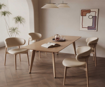 Modern Dining Table And Chairs-ID:970851908