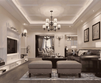 American Style A Living Room-ID:688880923