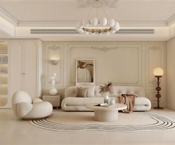 French Style A Living Room-ID:101726064